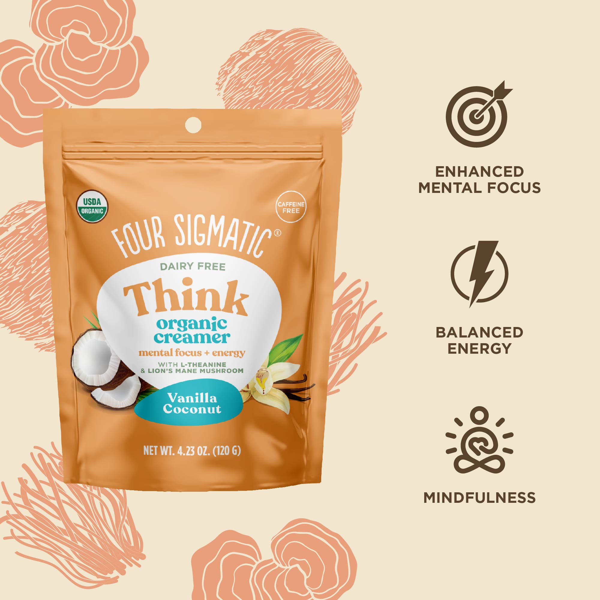 (Replo Product) Think Creamer- Vanilla Coconut (Copy) - Smart Coffee
