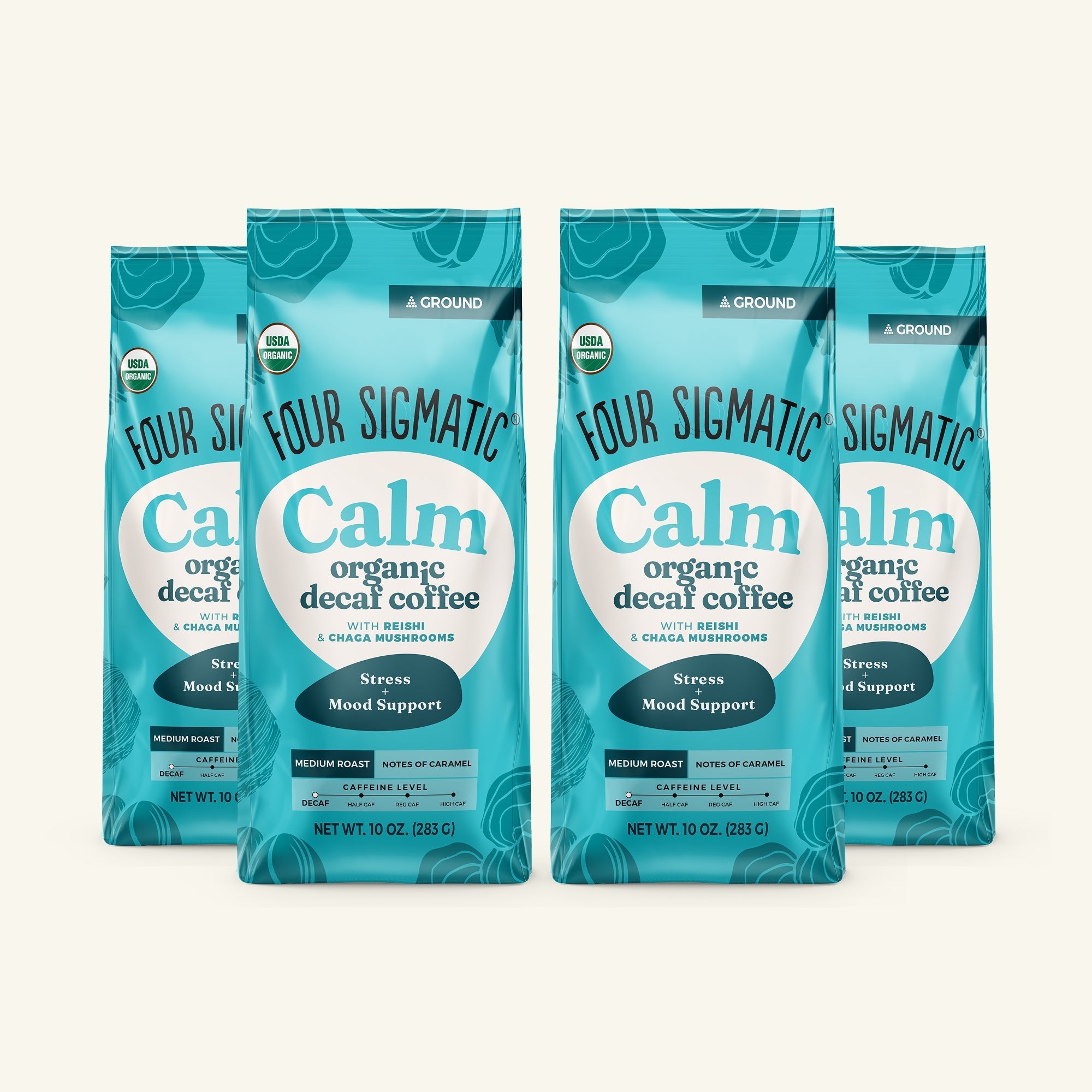 Calm Decaf Ground Coffee - Medium - Energy Support
