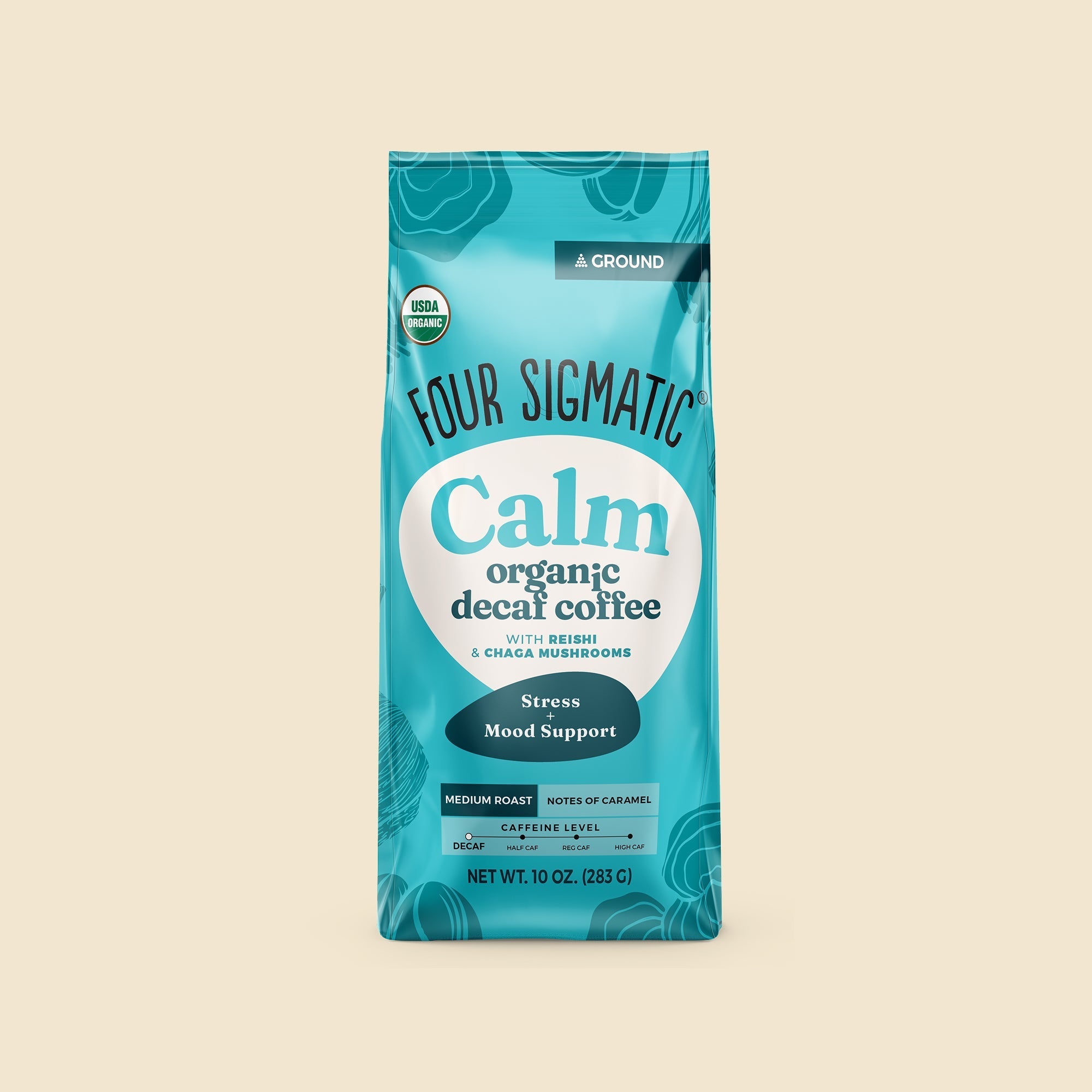 Calm Decaf Ground Coffee - Medium - Energy Support