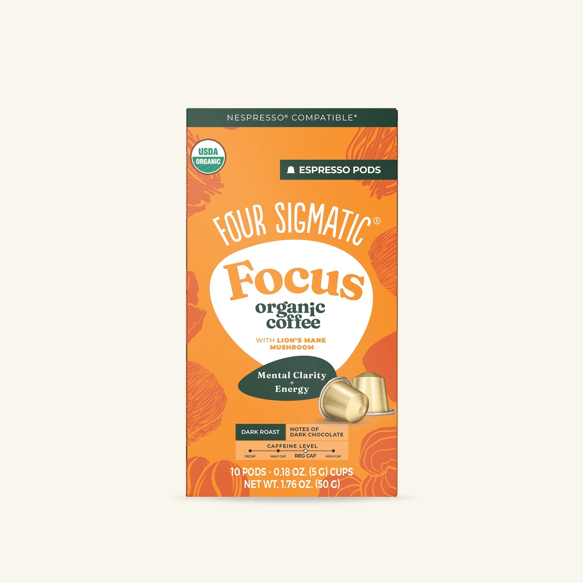 Focus Dark Roast Espresso Pods (10ct) - Gut Support