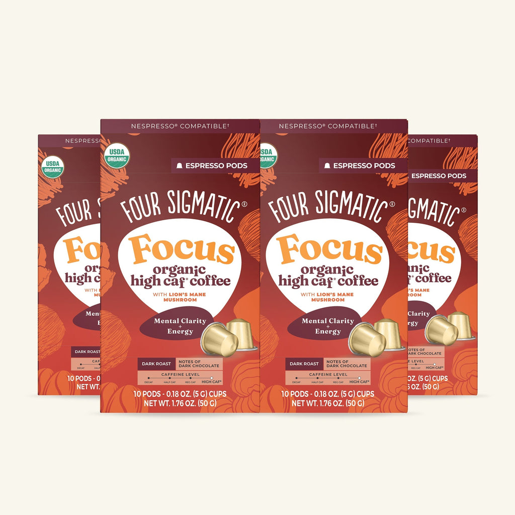 Focus Dark Roast High Caf Espresso Pods (10ct) - Smooth Morning