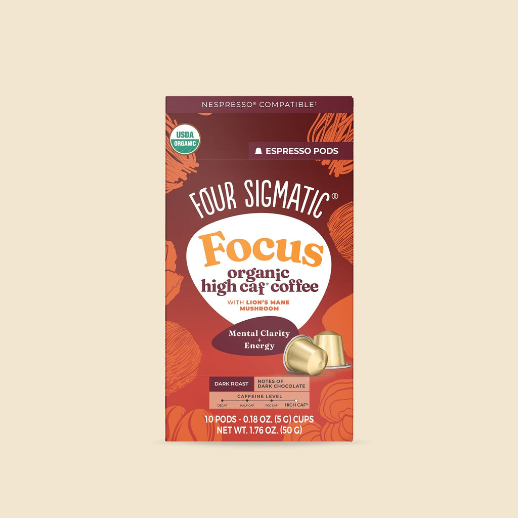 Focus Dark Roast High Caf Espresso Pods (10ct) - Smooth Morning