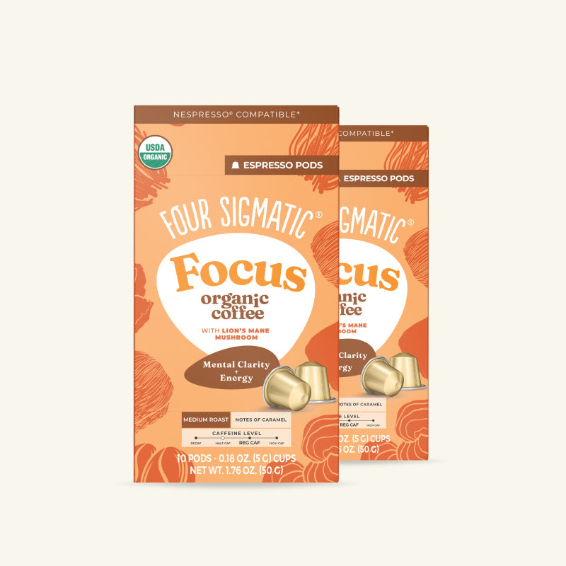 Focus Medium Roast Espresso Pods (10ct) - For Daily Energy