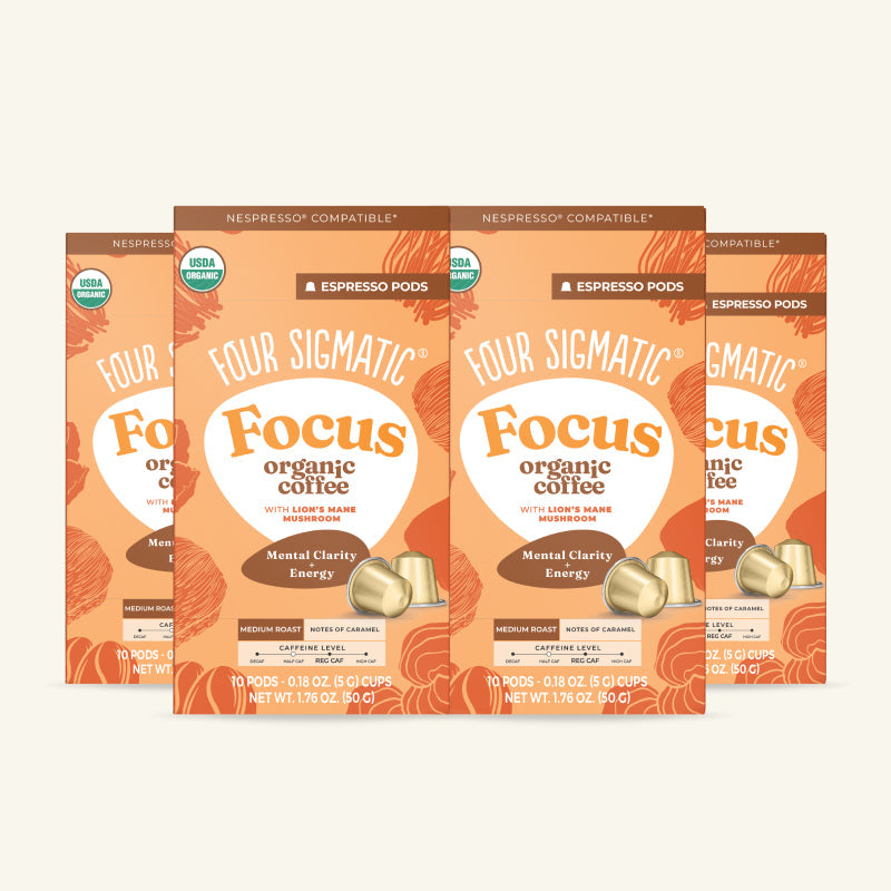 Focus Medium Roast Espresso Pods (10ct) - For Daily Energy