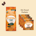 Focus Ground Coffee + 10 Instant Coffee Travel Packets - Coffee Upgrade