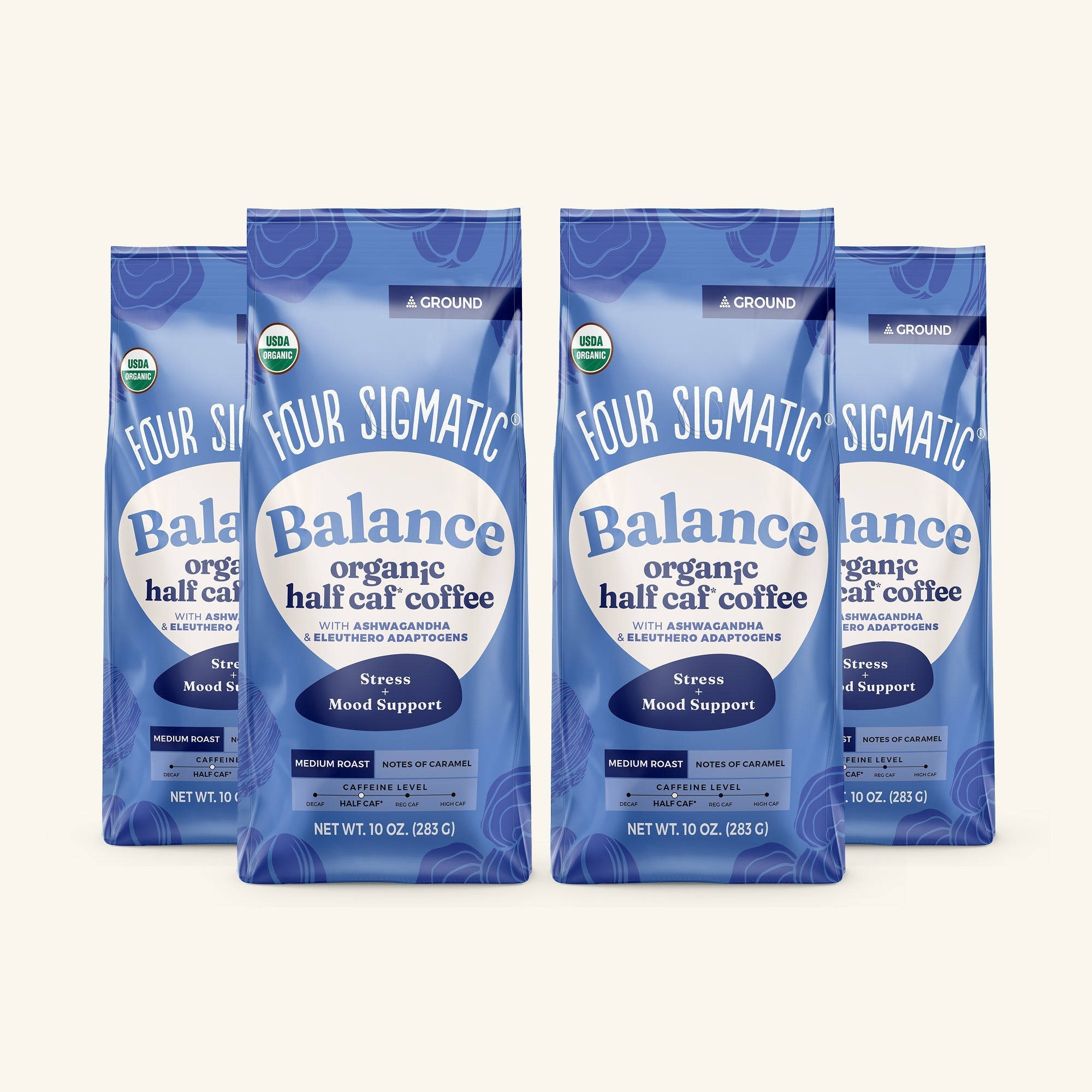 Balance Half Caf Ground Coffee - Medium - Energy Blend