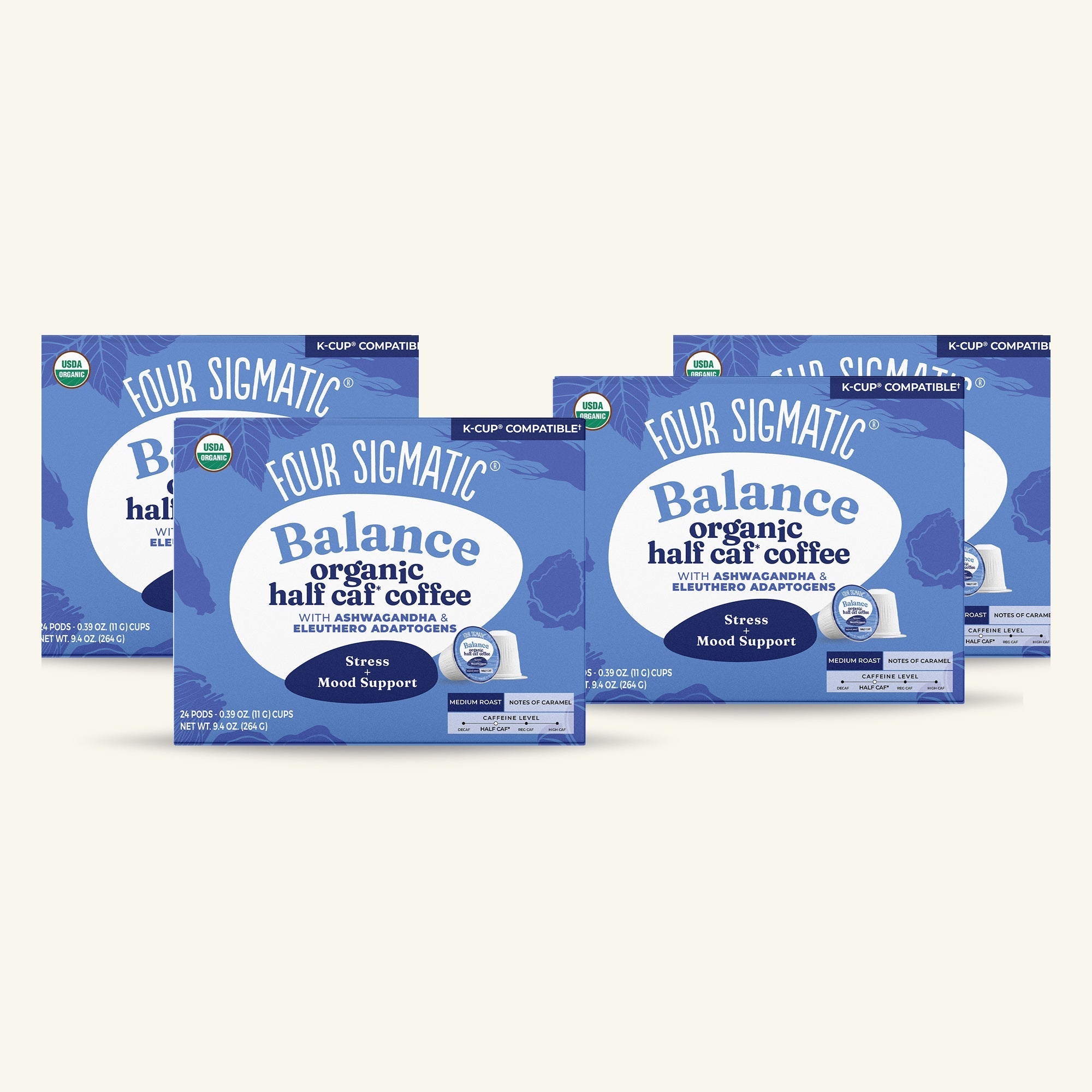 Balance Coffee Pods (24ct) - Adaptogenic Blend