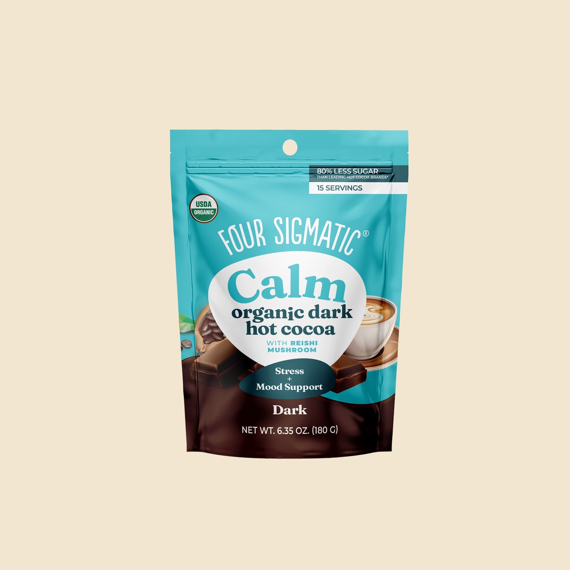 Calm Dark Hot Cocoa - Clean Coffee