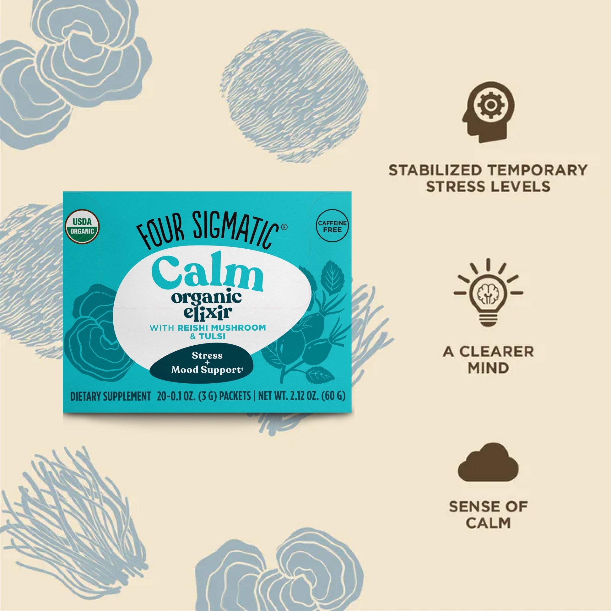 Calm Elixir, Packets - Focus Coffee