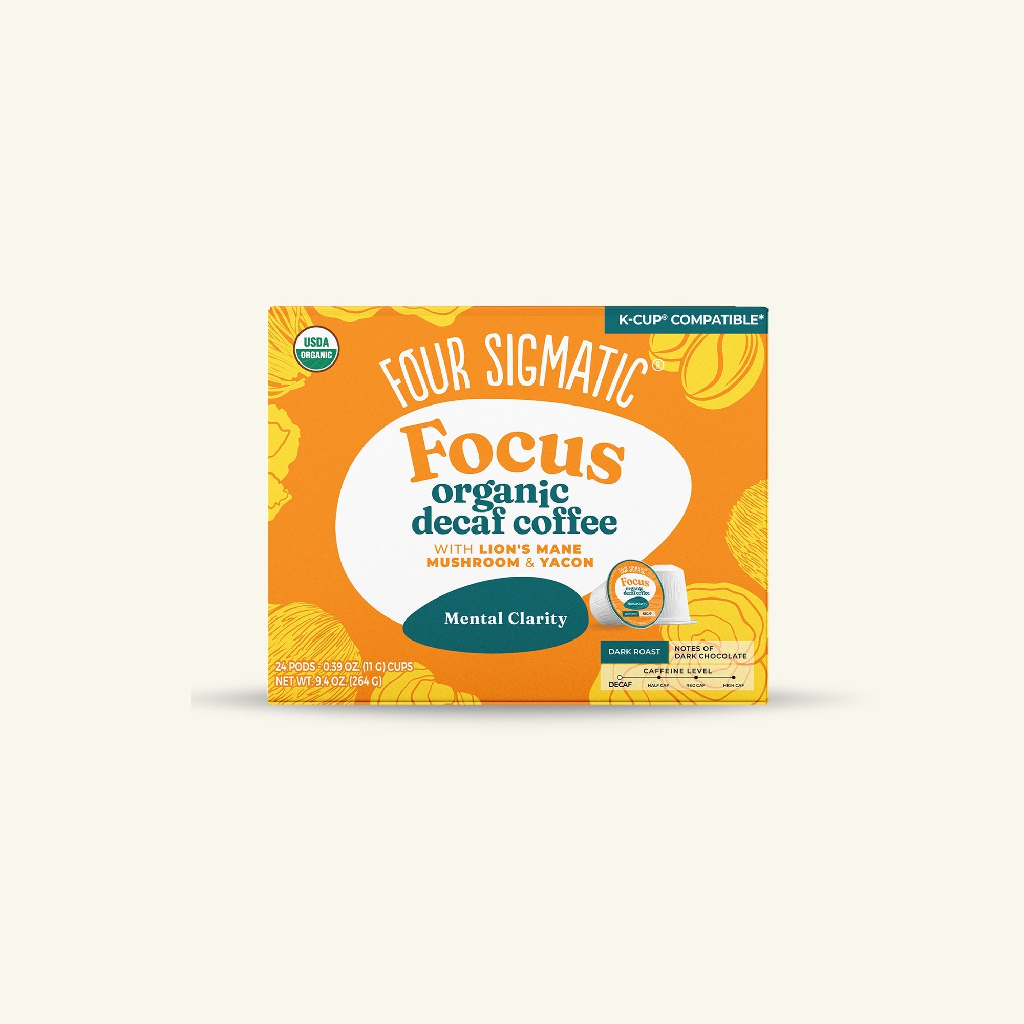 Focus Decaf Coffee Pods (24ct) - Workday Focus
