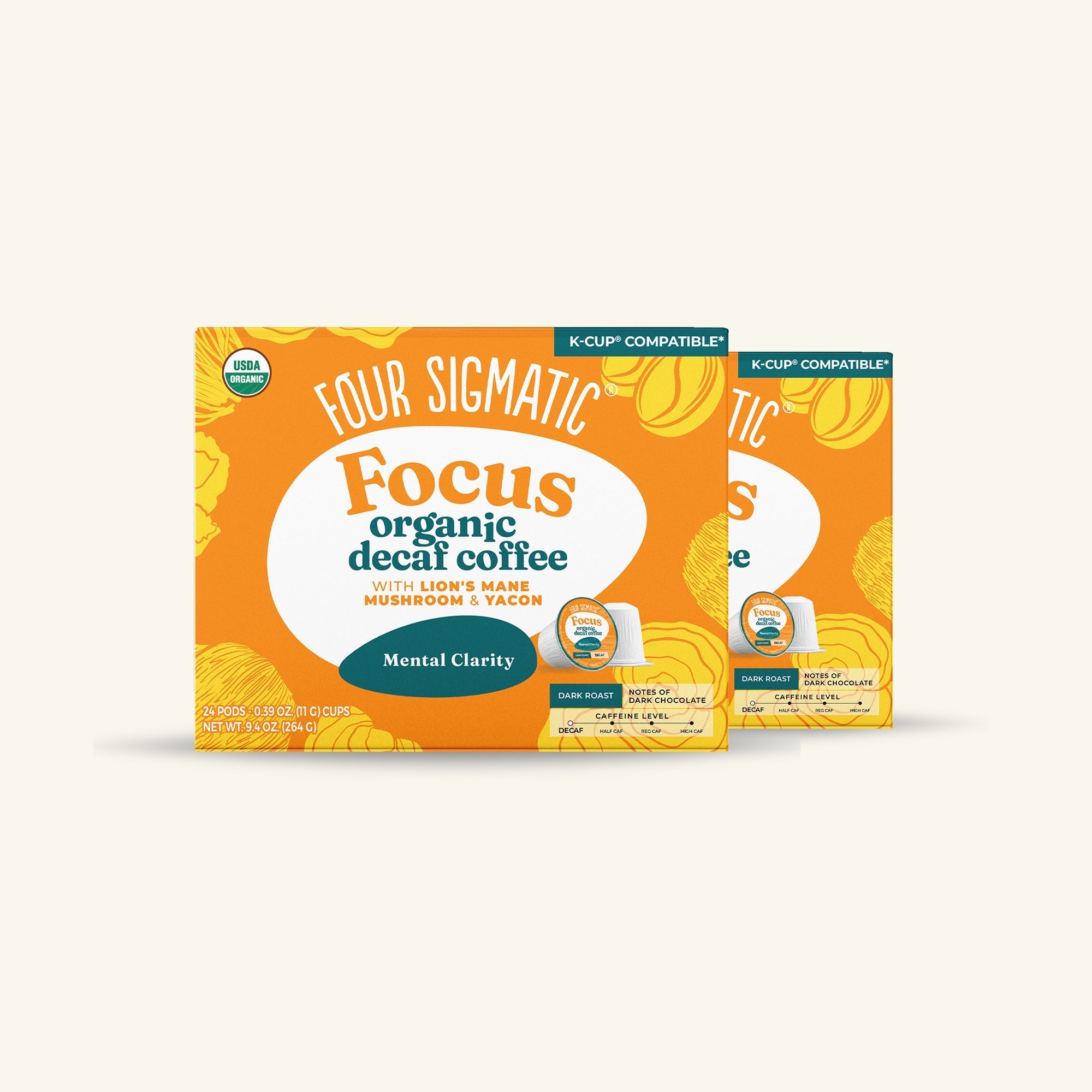 Focus Decaf Coffee Pods (24ct) - Workday Focus