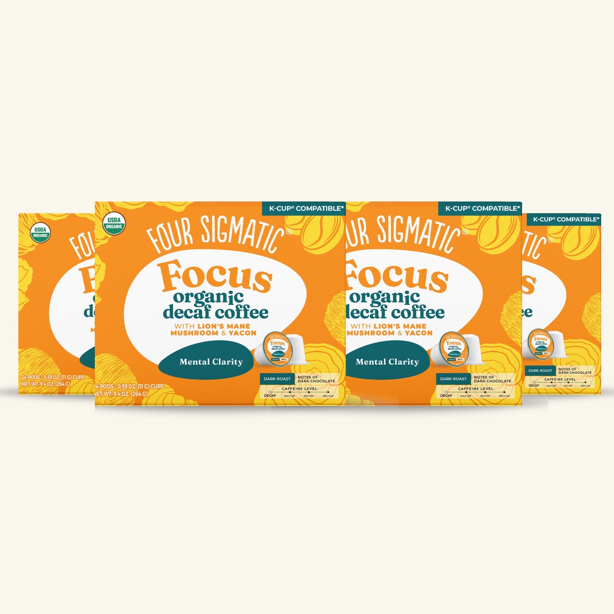 Focus Decaf Coffee Pods (24ct) - Workday Focus