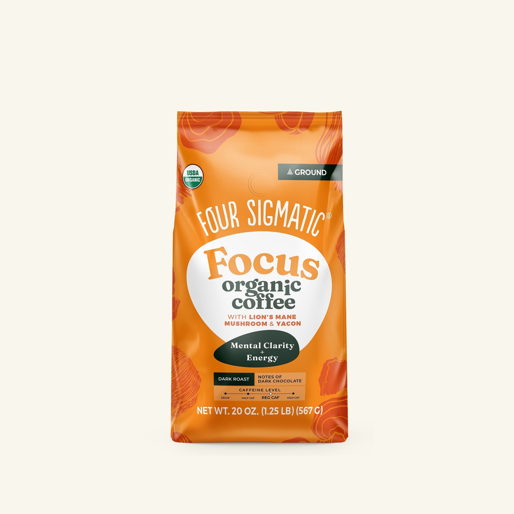 Focus Ground Coffee - Dark (20oz) - Morning Fuel
