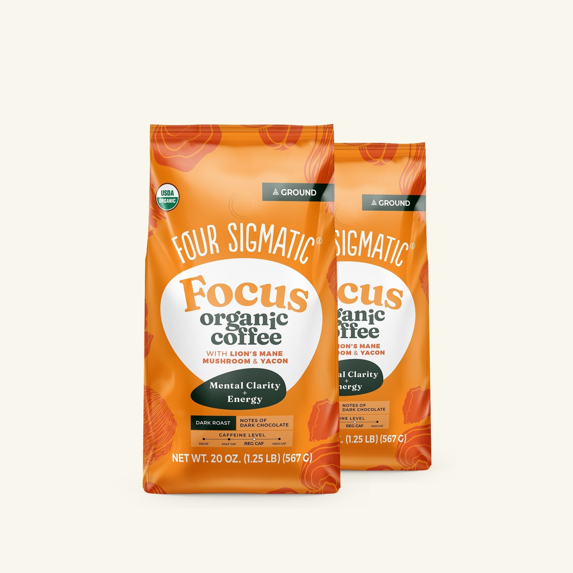 Focus Ground Coffee - Dark (20oz) - Morning Fuel
