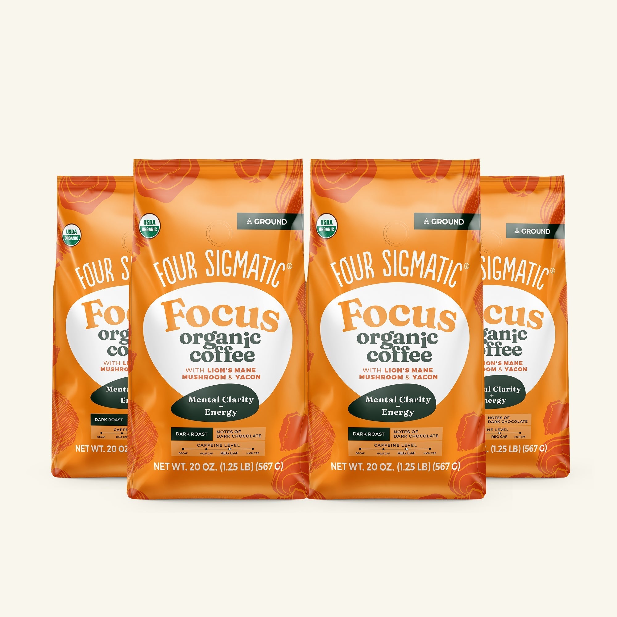 Focus Ground Coffee - Dark (20oz) - Morning Fuel