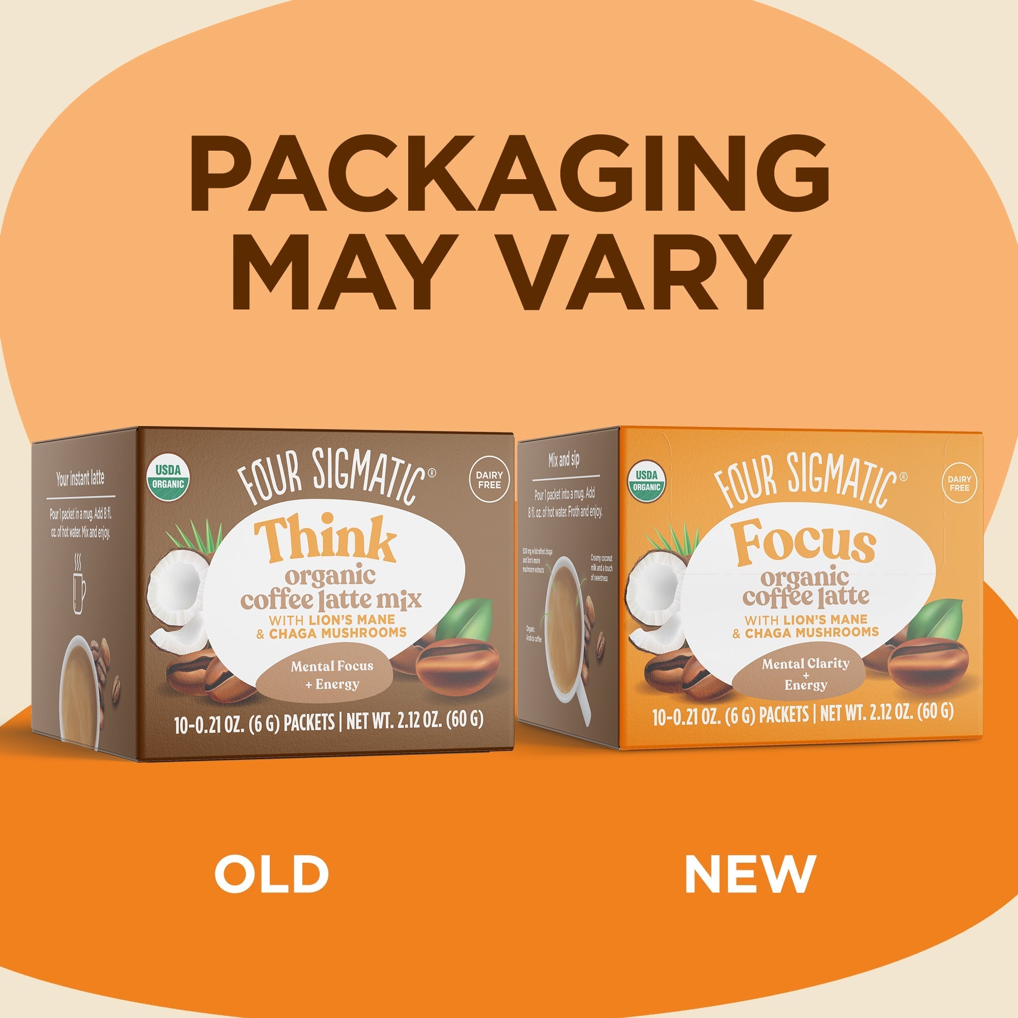 Focus Instant Coffee Latte, Packets - Daily Energy