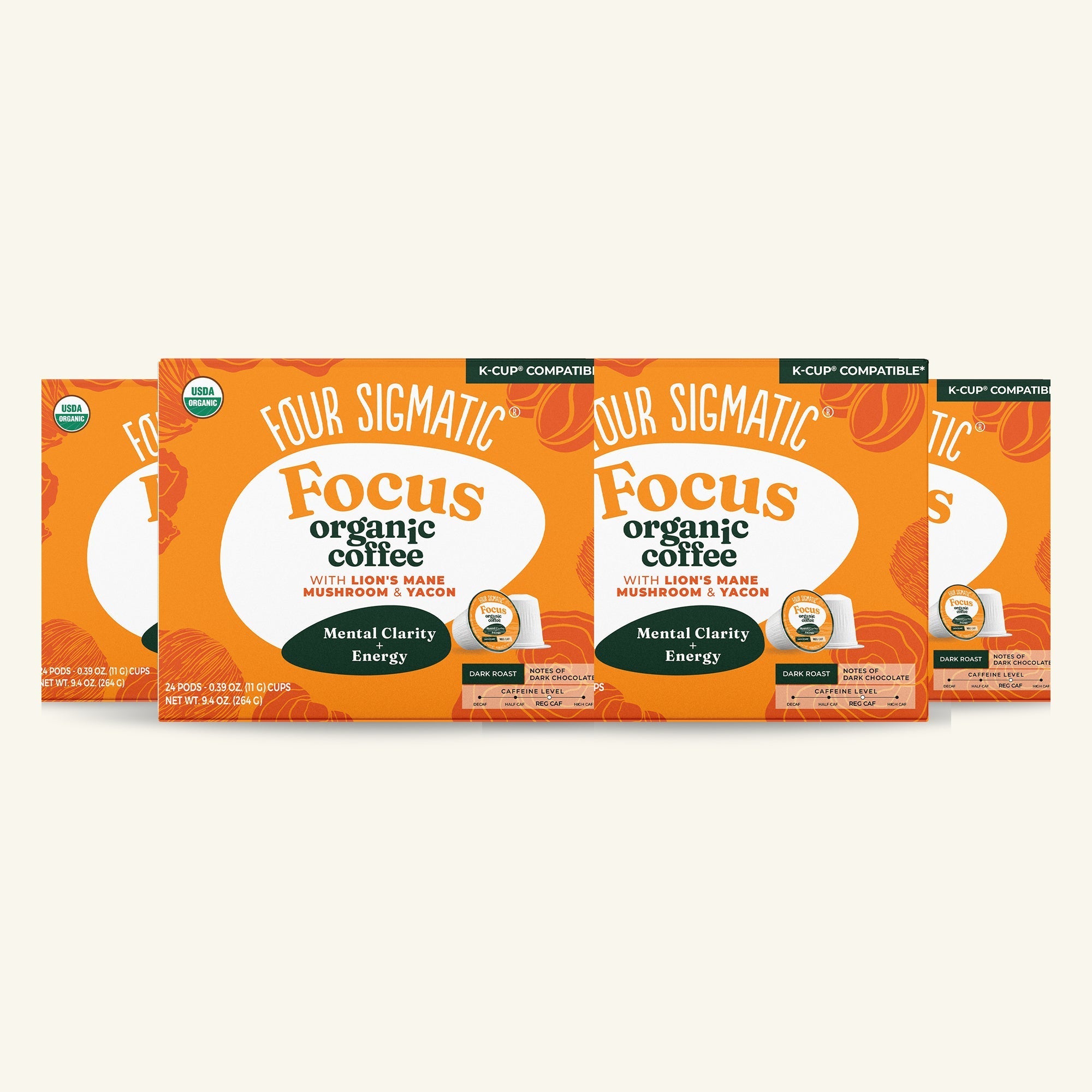 Focus Coffee Pods (24ct) - Morning Fuel