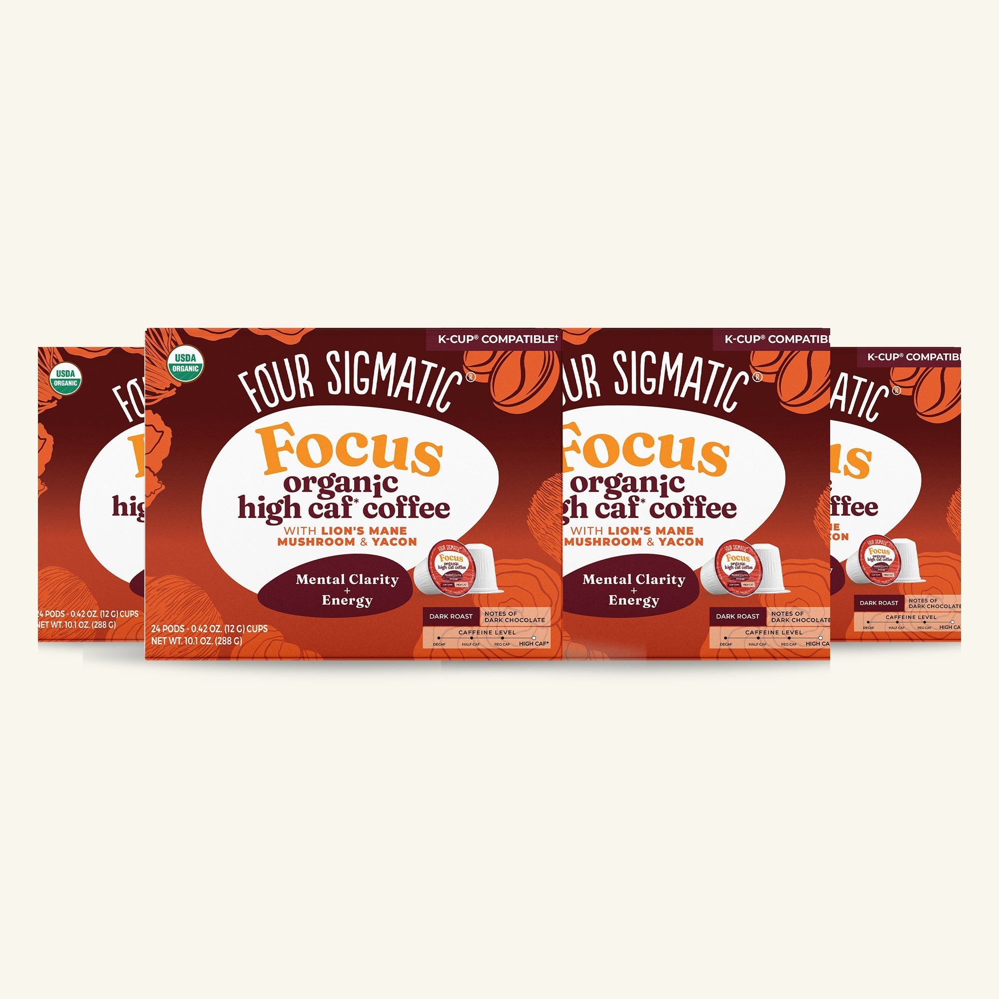 Focus High Caf Coffee Pods (24ct) - Daily Ritual