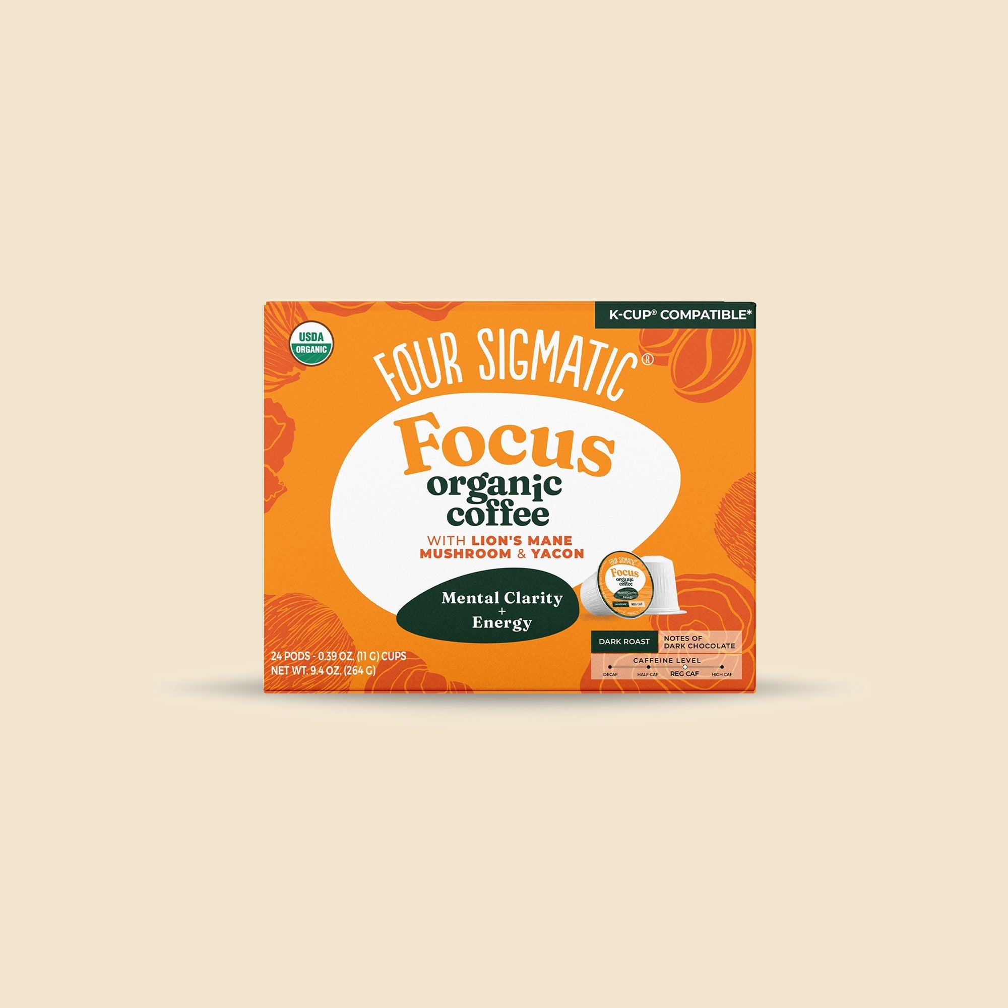 Focus Coffee Pods (24ct) - Morning Fuel