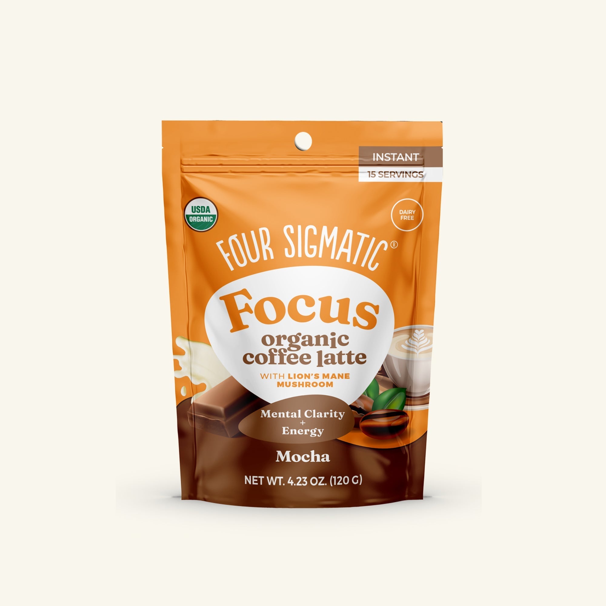 Focus Organic Coffee Latte - Mocha - Smooth Taste
