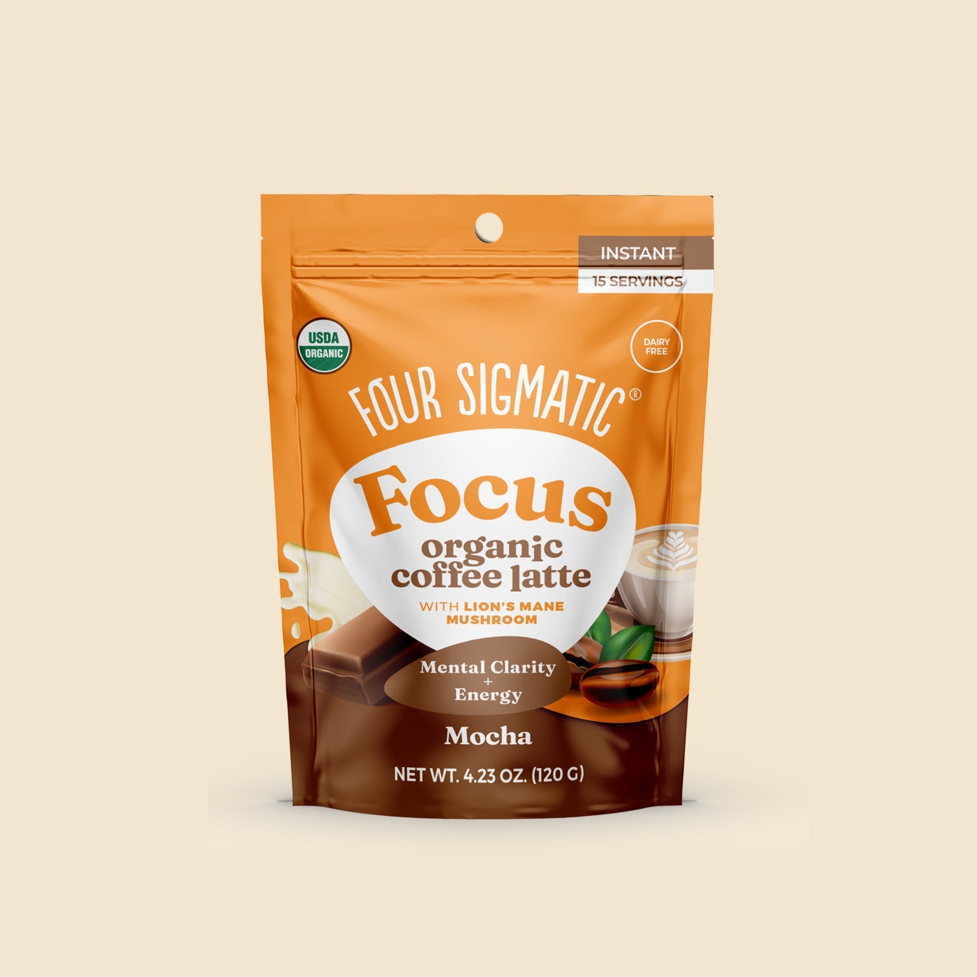 Focus Organic Coffee Latte - Mocha - Smooth Taste