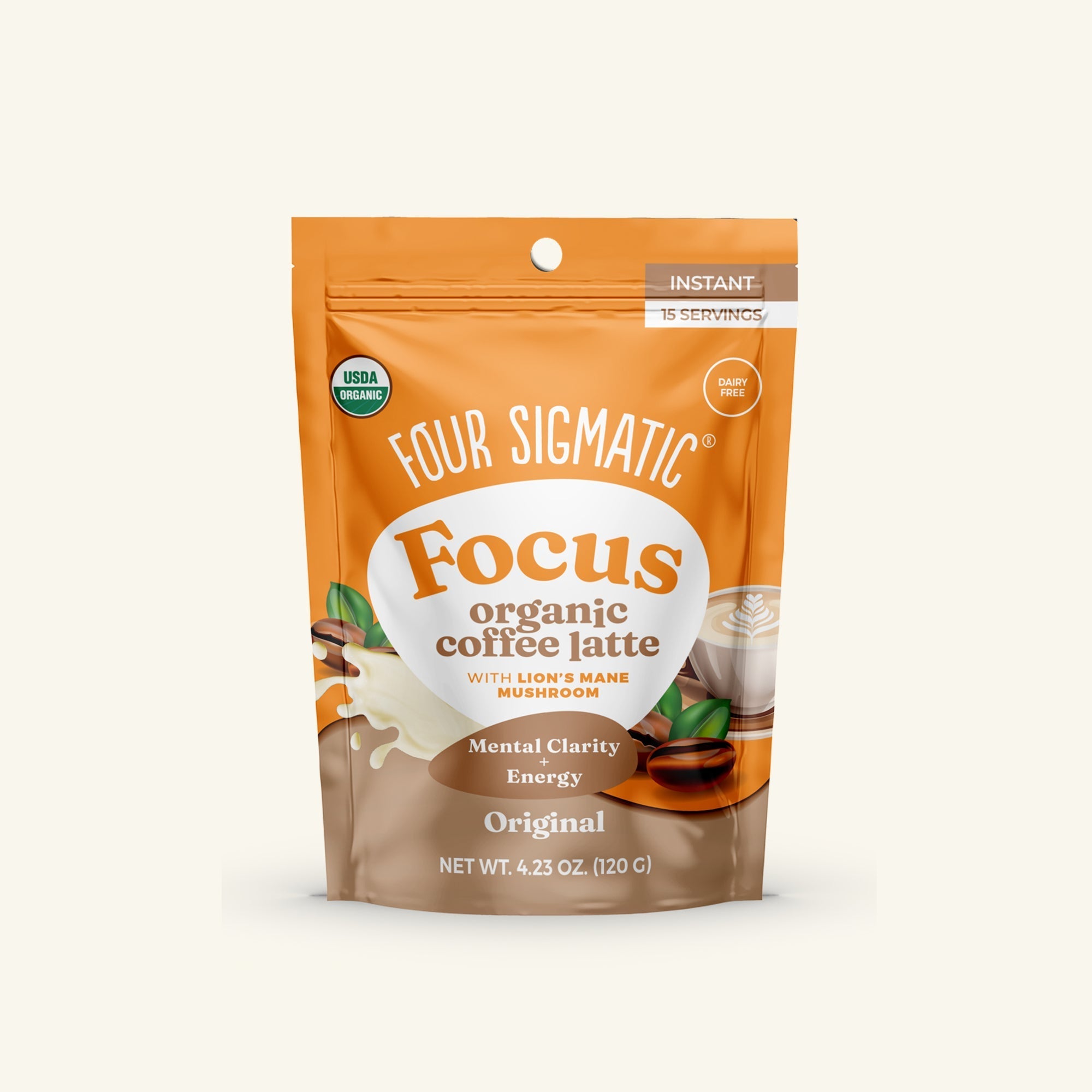Focus Organic Coffee Latte - Original - Clean Energy