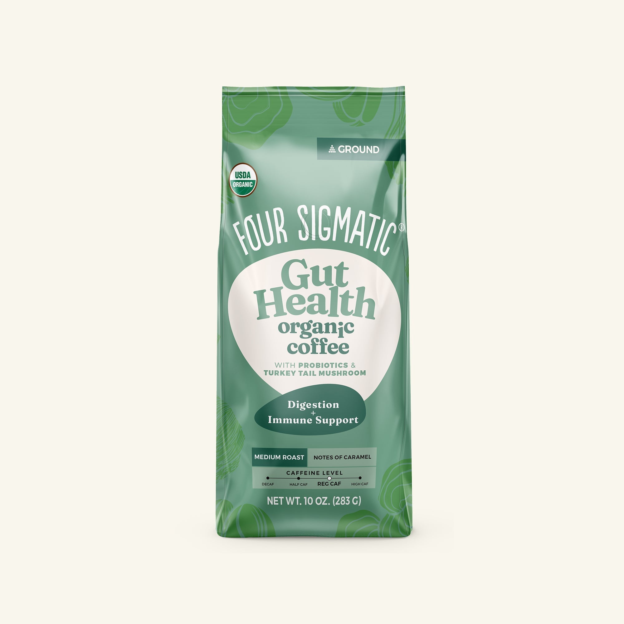 Gut Health Ground Coffee - Medium - Mushroom Coffee