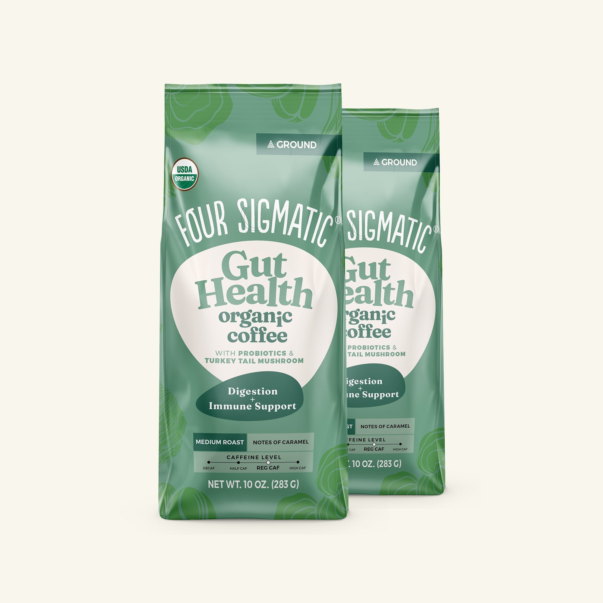 Gut Health Ground Coffee - Medium - Mushroom Coffee
