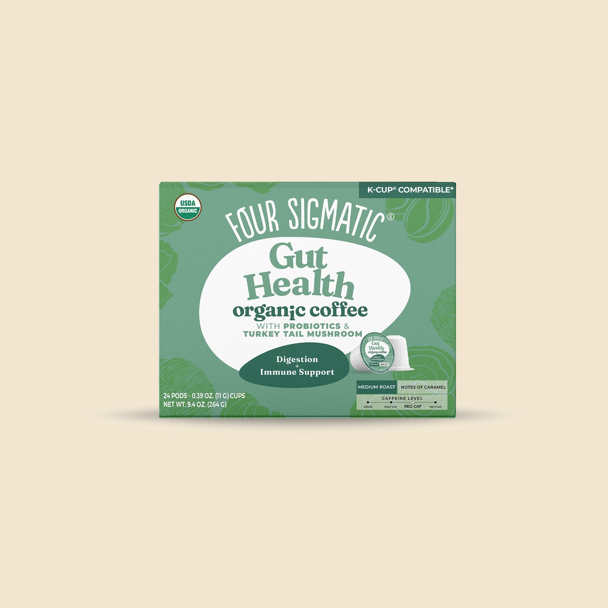 Gut Health Coffee Pods (24ct) - For Daily Energy