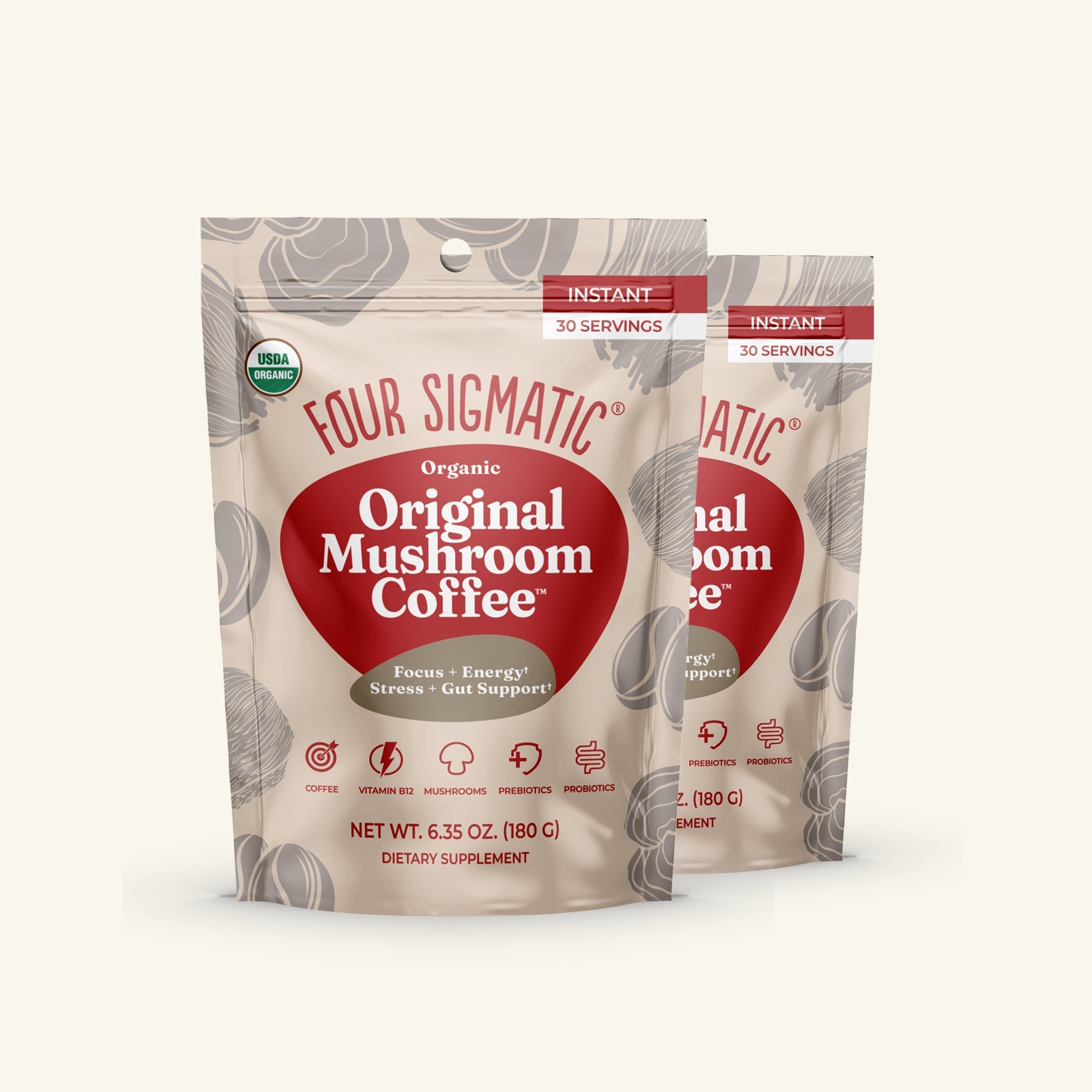 Original Mushroom Coffee™ (30 Cups) - Energy Coffee