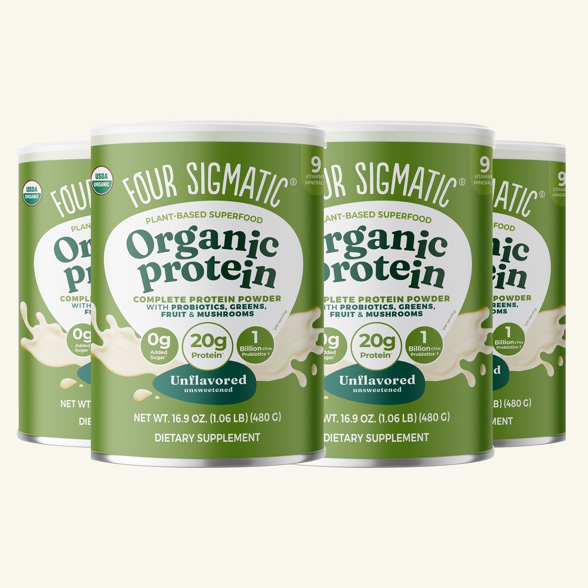 Plant-Based Protein – Unflavored - Wellness Coffee
