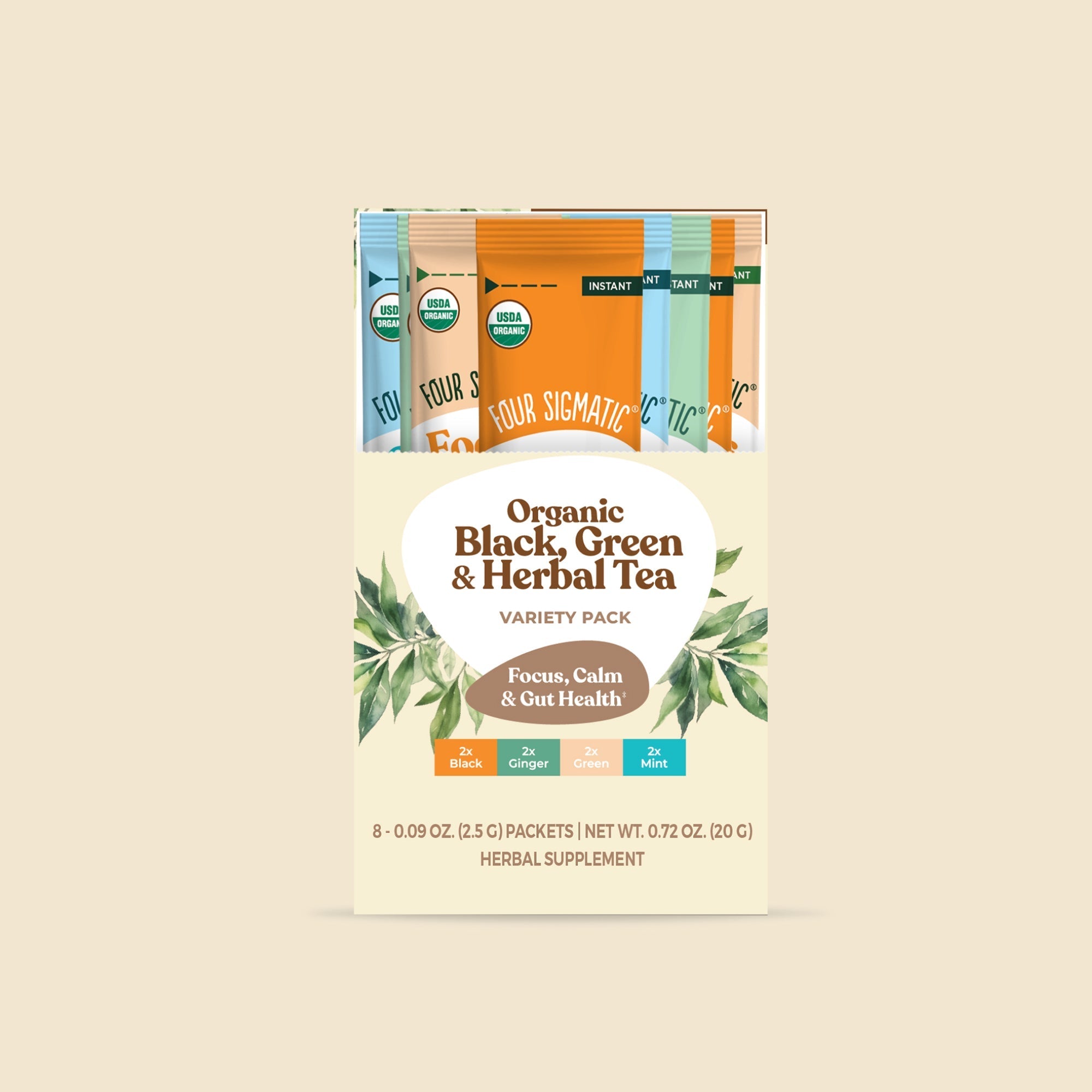 Tea Variety Pack - 8 Packets - Morning Ritual