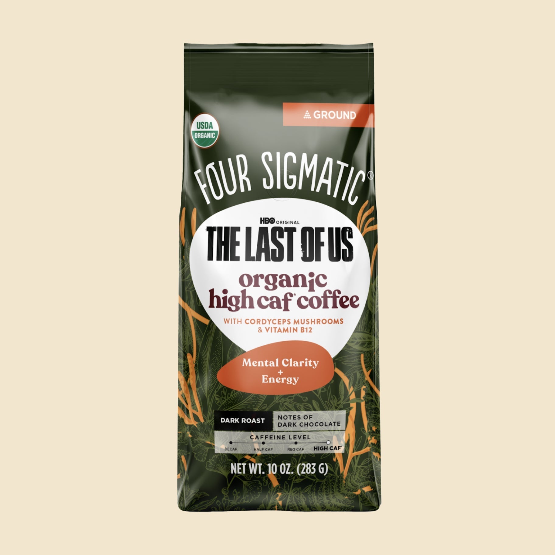 HBO Original The Last Of Us - Organic High Caf Ground Coffee - Organic Coffee